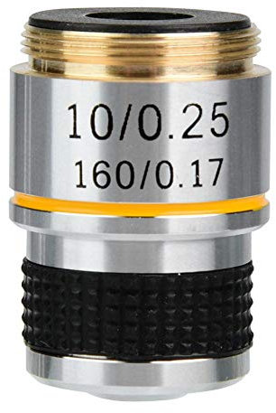 Linse für achromatische Objektive, 10X 185 biologisches Mikroskop Linse für achromatische Objektive 160/0,17