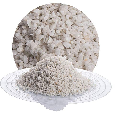 Schicker Mineral Marmor Fugensplitt weiß 1-3 mm 25 kg, witterungsbeständiger und streusalzresistenter Naturstein für Pflasterfugen, leicht einzukehren und zu verdichten, Härte, Druckbeständigkeit