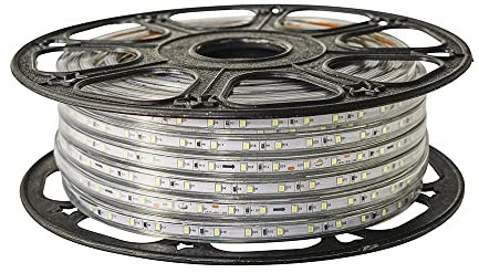 MiniSun | 25M 100W Bright Decorative Outdoor LED Rope Strip Light | LED Strips, Home Décor & Improvement Essential | IP65 Rated | Includes Bulb [Warm White]