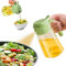 2 in 1 Oil Dispenser and Sprayer 16oz/470ml, Oil Spray Bottle for Cooking, Kitchen, Salad, Barbecue Black, Olive Oil Spray Bottle, Oil Dispenser for Kitchen, Oil Sprayer for Cooking Air Fryer (Green)