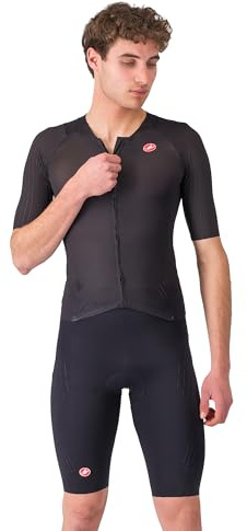 Free Sanremo 3 Short-Sleeve Tri Suit - Men's, Black, XL