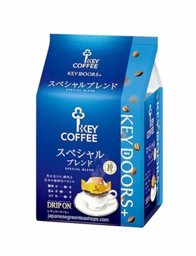 Café Japonais Mélange Spécial avec Filtre KEY COFFEE 10p x 8g/Sachet - Offres de1, 2, 4 et 12 Sachets - Livraison Gratuite France (1, 80g)