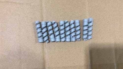 Paquete de 10 Enderezador de Engarce para Soporte de Tubo de Oxígeno, soporte para tanque de oxígeno, manguera de oxígeno, cánula nasal, Accesorios Tubo Oxígeno Cánula Nasal Protector (gris)