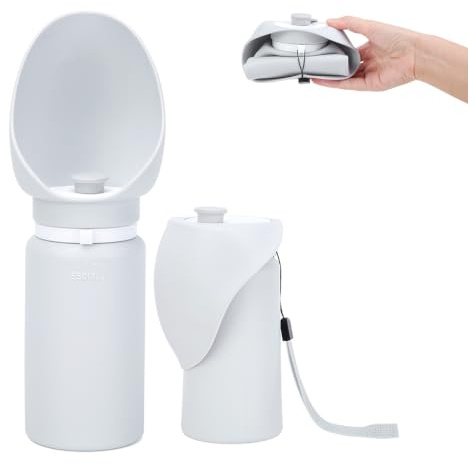Meloive Bouteille d'eau pour Chien 550ml,Gourde pour Chien avec Bol Intégré
