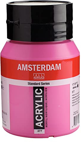 Amsterdam Standard Series Acrylic Jar 500 ml Permanent Red Violet Light 577 (17725772)