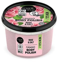 Organic Shop 250ml Body Scrub Firming Rose & Salt