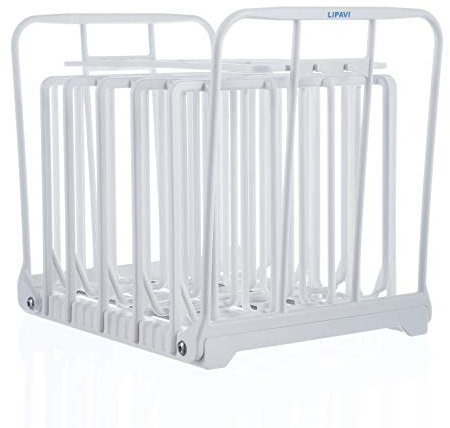 LIPAVI N10X Sous Vide Gestell mit Polycarbonate undt 316L Rostfreier Edelstahl Verstellbar, klappbar aus Edelstahl | Aufrechtes Gestell zum Garen