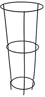 Garden Pride Conical Plant Support - Plastic Coated - Lightweight Peony Cage Plant Support (Small - 50cm Tall x 20cm Diameter - Pack of 3)