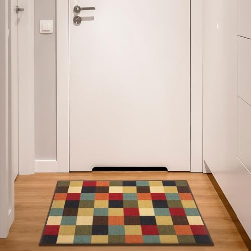 Ottomanson Ottohome-Kollektion Teppich mit Karo-Design, 67 cm x 90 cm, mehrfarbig