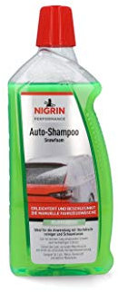 NIGRIN 20605 Auto Snowfoam 1 Liter, Foam Schaum-Shampoo erzeugt dichten,langhaftenden,schmutzlösenden Schaumteppich,Bubblegum-Duft