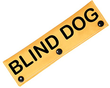 Blind Dog Leash Wrap Blind Dog Alerts Blind Dogs Leash Sleeve Gear(Blind Dog-S)
