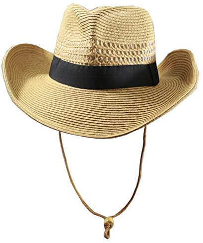 MCHDMI Chapeau De Paille, Hommes Grande Taille Panama Chapeaux Grosse tête Pliable Cowboy Fedora Casquette Grande Taille Chapeau de Paille 58CM 60CM 62CM (Color : Khaki, Size : 62cm)