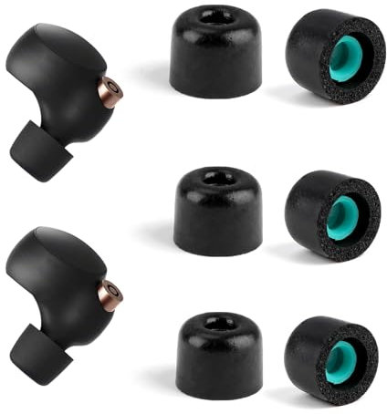 Lot de 3 Paires de Embout Ecouteur Intra Auriculaire Compatibles avec Sony WF-1000XM5 WF-1000XM4 WF-1000XM3, Bouchons d'oreille en Mousse à mémoire de Forme, Antidérapants, pour Sports et Quotidien