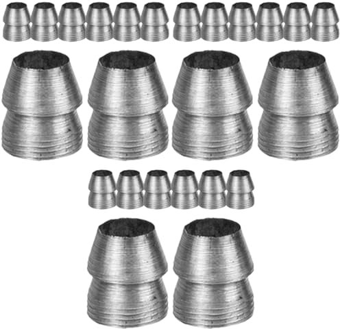 SUPVOX 24 Piezas Herramientas de jardinería cuñas de Hierro Cuña divisoria con Mango de Martillo cuñas para Mango de cuña de Metal con Mango de cuña Resistente Planchar
