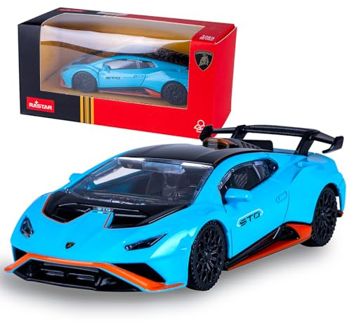 JAMARA 402230 Lamborghini Huracán STO Diecast 1:43 - Modellino Auto Giocattolo per Bambini, Regalo per Bambini, Articolo per Fan, verniciatura Fedele