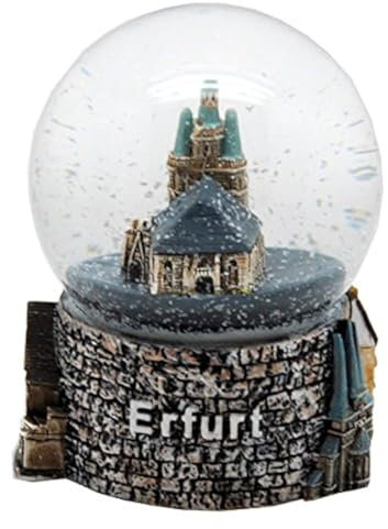 Souvenir Schneekugel Kulturstadt Erfurt Reiseandenken Deutschland Thüringen | B: 65mm H: 85 mm | Schüttelkugel Thüringen | 30028