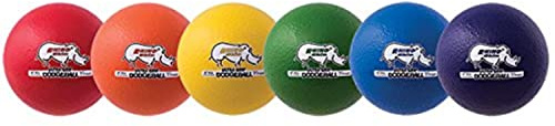 Champion Sports Rhino Skin Low Bounce Ultra Grip Dodgeball Set