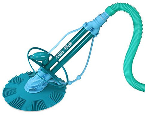 SIQUA Limpiafondos Piscina de Martillo Compacto. Limpia Fondos y Paredes.Incluye Accesorios completos.Manguera 10 m Flexible. Aspirador hidráulico automático para Mantenimiento de Piscinas.