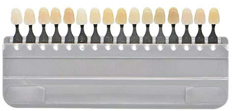 Smiledt 3D Teeth Whitening Shade Guide Porcelain - 16 Colors/Set Tooth Bleaching Shade Chart Mold - Tracking & Comparing - Dental Material Equipment - Oral Care