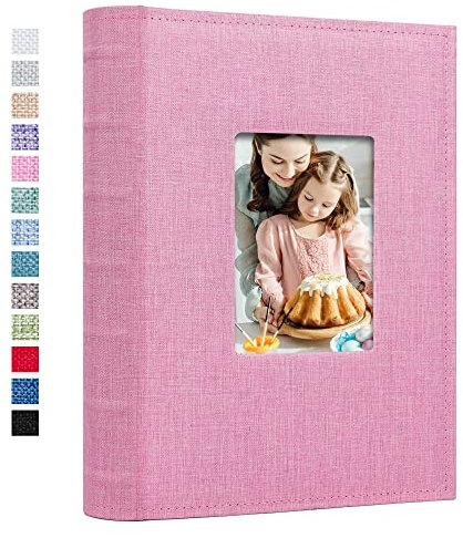 Vienrose Album Foto 10x15 cm 300 Tasche, Album Fotografico in Lino Con Copertina Cornice Grande Capacità per Matrimonio Famiglia Bambini Vacanze