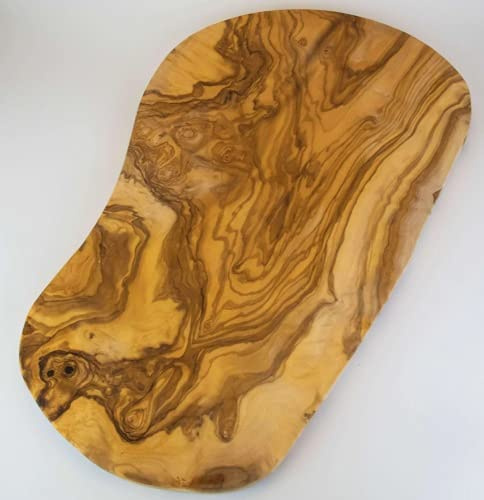 allesOlive Preciosas tablas de cortar de madera de olivo | Cada una es única (50-55 cm)