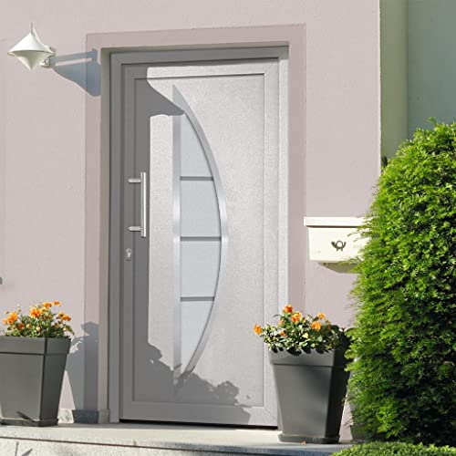 INLIFE Puerta de entrada blanca 98 x 200 cm, 50,8 kg, 279201
