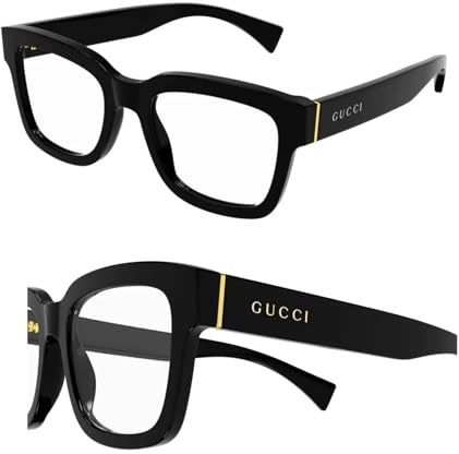 Gucci GG1138O Designer Fashion Eyeglasses Stylish Square Frame Eyewear with Luxury eSHADES Kit - Embrace Sophistication and Elegance