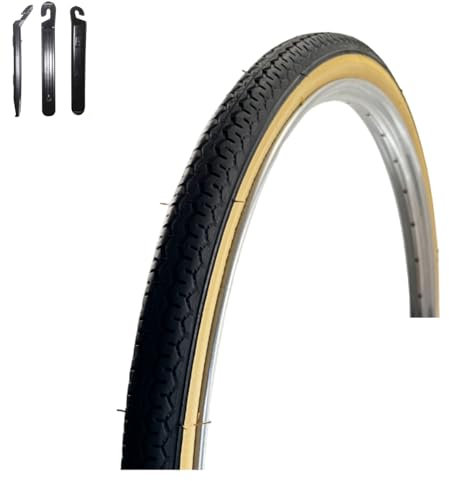 1 x VEE Rubber V028 28 Fahrradreifen Schwarz/Creme 40-635 (28 x 1 1/2) inkl. Reifenheber