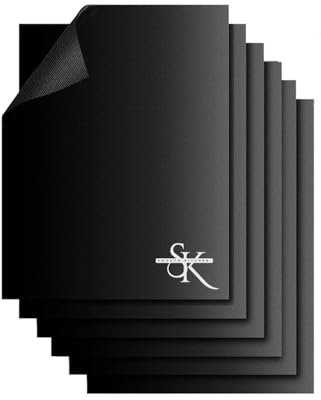 Smooth Kitchen 2X Non-Stick Oven Liners/BBQ Mats .Large 33x40cm,Cut to fit Any Oven! Durable, Heat-Resistant & Easy to Clean. Catches Spills, no More scrubbing, Mess-Free Cooking!