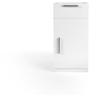 Wasophoogte Armoire pour machine à laver - Module N2 - Réhausseur de machine à laver - Conversion pour machine à laver - 700(D)*450(B)*910(H) mm - Blanc - Design élégant, peu encombrant et ergonomique