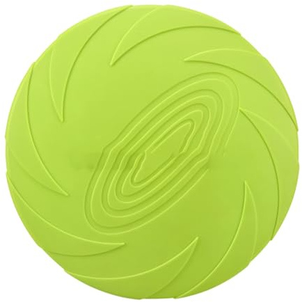Disco volador multiusos para perros, juguete masticable, para entrenamiento, alimentación, actividades al aire libre, diseño de goma suave, resistente a la masticación