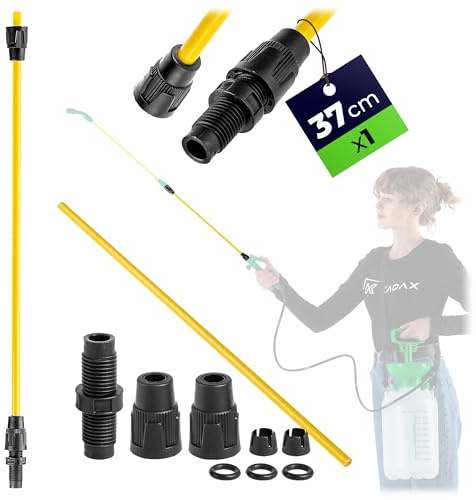 KADAX Förlängningsrör 37 cm för spraylans, 1 styck, förlängning för lans, tillbehör för tryckspruta, tryckspruta och trädgårdsspruta, reservdelar