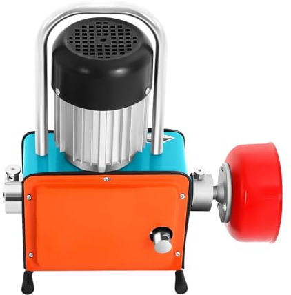 Nettoyeur de tuyaux électrique 1000 W avec spirale de nettoyage de 12 m, moteur en cuivre pur et système de refroidissement en aluminium, indice de protection IP44, pour tuyau de diamètre 20 à 150 mm