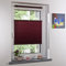 Liedeco® Thermo-Plissee freihängend mit Klemmträger / 60 x 130 cm Bordeaux (Breite x Höhe) / lichtdurchlässig Blickdicht und stufenlos verstellbar/Wabenplissee/leichte Innen-Montage ohne Bohren