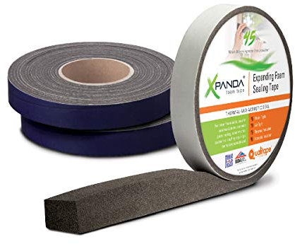 Nastro di schiuma poliuretanica, grigio scuro – 3 – 7 mm/30 mm di larghezza. Per sigillare vuoti a 600 Pascal (BG1) Stormproof Weathertightness. 30 mm larghezza per articolazioni tra 3 – 7 mm