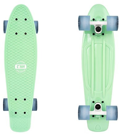 Old School Mini Cruiser Größe: 22 Farbe: beachglass