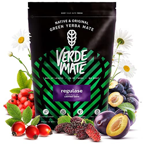 Verde Mate Green Regulase 500g, Yerba Mate Tea Tea from Brazil, Herbal, Unsmoked, Vegan, Gluten Free