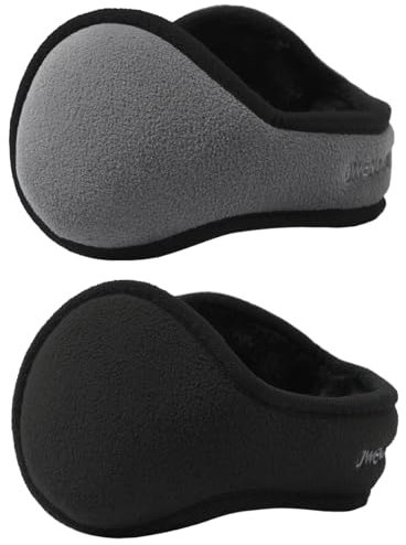 Dwenarry 2 Stücke Ohrenwärmer Herren Winter Ohrenschützer Damen Verstellbar Ohrenwärmer Wärme Fleece Ohrwärmer