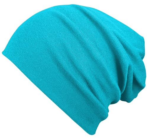 VIAUMBR Beanie Herren Damen Mütze Kopfbedeckung Haube Laufmütze Sportmütze Wintermütze Fahrradmütze unter Helm Radfahrer Laufen Herbst Winter Blau