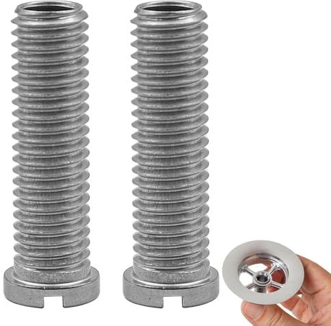 POFET 2 ST 45 mm Rostfritt stål Diskkorg Skruvar för Diskbänk Korgskruvar för Diskbänk Filter