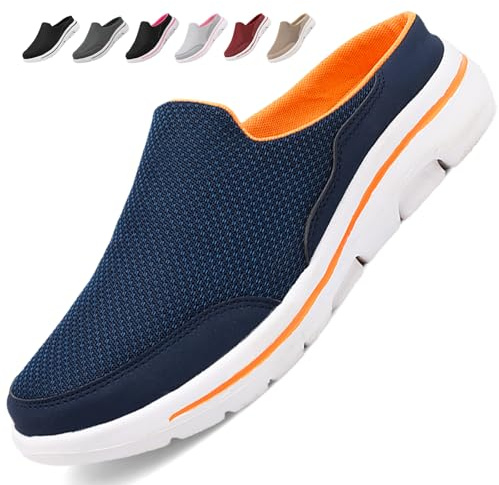 Acfoda Zuecos Mujer Cómodos Zapatillas Playa Jardín Hombre 35-48 EU | Ligero,Cómodos Suave,Casual,Zapatos de Casa,Pantuflas Malla