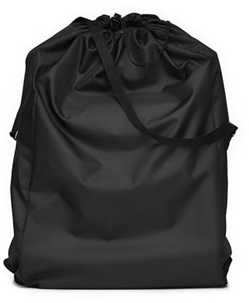 1PC Small Travel Stroller Bag 52 × 50 × 20cm Pram Travel Bag Waterproof Gate Check Bags Car Seat Travel Bag Wearproof Buggy Cover for Family Trips Storage Bag for Infant Black with Shoulder Strap