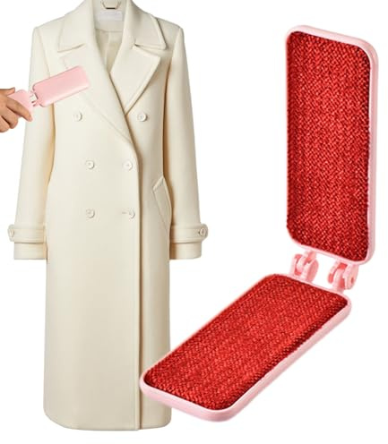 Brosse à peluches de voyage : outil réutilisable et pliable pour nettoyer les poils d'animaux de compagnie | Pour meubles et vêtements d'épilation multifonction
