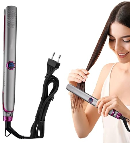 Lisseur De Cheveux | Outil De Coiffure Électrique Céramique Avec 10 Niveaux Et Affichage LCD - Fer À Lisser De Voyage - pour Voyage Vacances Fête Salon Maison Mariage Spa Soirée Été Quotidien