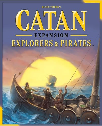 Catan Entdecker und Piraten | Brettspiel-Erweiterung | Alter 12+ | 3-4 Spieler | 90 Minuten Spielzeit