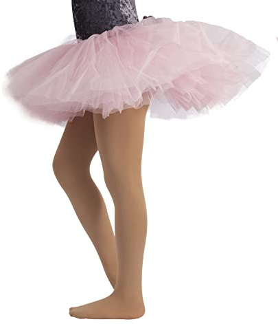 CALZITALY - Medias De Ballet Para Niñas | Panty Microfibra | 40 Den | Rosa, Blanco, Negro, Natural | Calcetería Italiana (14 Años, Natural)