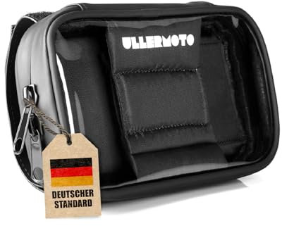 Ullermoto Motorcykelnavigeringsväska, vattentät motorcykelhållare, universell motorcykelhållare, storlek XL Pro motorcykel navigeringsväska svart