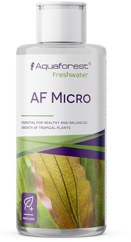 Aquaforest - AF Micro 125 ml - Fertilizzante Base Altamente concentrato con Un Set Completo di micronutrienti necessari per Lo Sviluppo ottimale delle Piante dell'acquario