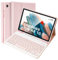 Lively Life Custodia con Tastiera per Samsung Galaxy Tab A8 10.5 2021 (SM-X200/ X205 /X207), Layout Italiano, Rimovibile per Samsung Galaxy Tab A8,Staccabile ,Rosa
