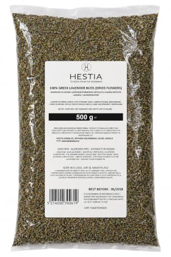 Hestia Herbs Boccioli di Lavanda Essiccati, 500g